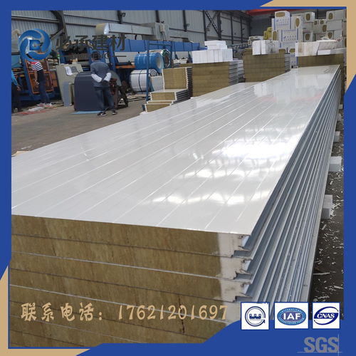 无锡岩棉夹芯板厂 50mm厚防火岩棉保温夹芯板与铝合金型材的综合优势